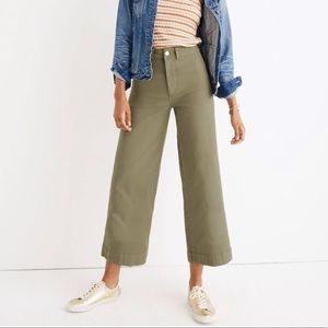 Madewell Emmett Wide-leg Crop Pants